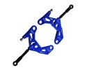 3Racing SAK-D6802/BU/V2 Auper D6 鋁合金 前下擺臂 Ver.2 藍色