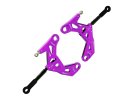 3Racing SAK-D6802/PU/V2 Auper D6 鋁製前下控制臂 Ver.2 紫色