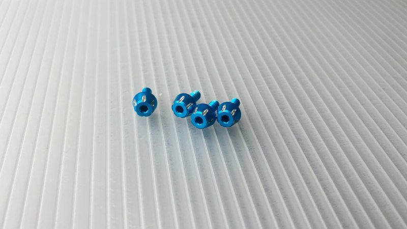 3RACING Sakura D5 AL One Piece Wheel Nuts (Light Blue) - SAK-D5657/LB