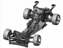 3RACING Sakura D5 MR 中置綠色漂移車模型套件