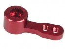3RACING 2.6mm 紅色鋁合金單舵機臂 適用於 Ko Propo/Sanwa - 3RAC-HKS26/RE