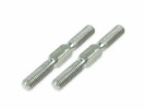 3RACING 64 鈦合金 3mm 轉向拉桿套件 - 25mm (2 件) - 3RAC-TR325