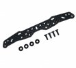 田宮 3Racing M4WD-15 碳纖多滾輪設定板 Carbon Multi Roller Setting Plate 適用於迷你四驅車前後側支架