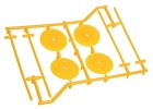 3RACING 1/10 黃色套件固定器 - WH-06/YE