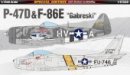 Academy 12530 - 1/72 P-47D & F-86E Gabreski 戰鬥機模型套件