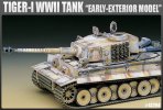Academy 13264 - 1/35 Tiger-I 早期版 外觀模型套件 (AC 1386)