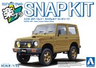 Aoshima 20415 - 1/32 比例 Suzuki JA11 Jimny 自訂車輪 Olive