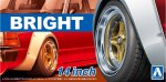 青島文化 Aoshima 20298 - 1/24 Bright 14 Inch Wheels and Tires Tuned Parts #79 青島文化