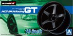 青島文化 Aoshima 20538  1/24 Advan Racing GT 19吋 改裝零件套裝 No.35