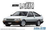 青島文化 Aoshima 06931 - 1/24 豐田 AE86 Corolla Levin GT-APEX 1985 模型車套件 No.17