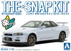 青島文化 Aoshima 06251 - 1/32 日產 R34 Skyline GT-R BNR34 白色模型套件