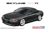 Aoshima 20252 - 1/24 日產 BNR32 Skyline GT-R '89 空氣避震改裝版 拼裝套件