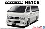 青島文化 Aoshima 20496  1/24 Boxystyle Hiace Super GL 2010 豐田 改裝車 模型套件