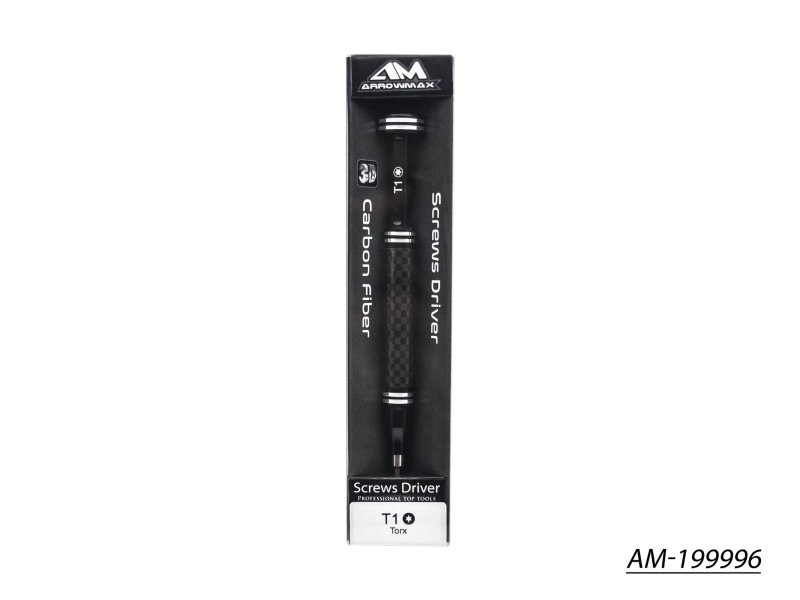 Arrowmax AM Carbon Screwdriver 3D Tip T1 Torx AM-199996