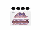 Arrowmax AM-499007 18mm 黑色 Lexan 終端蓋 適用於蜂巢工具 (4件裝)