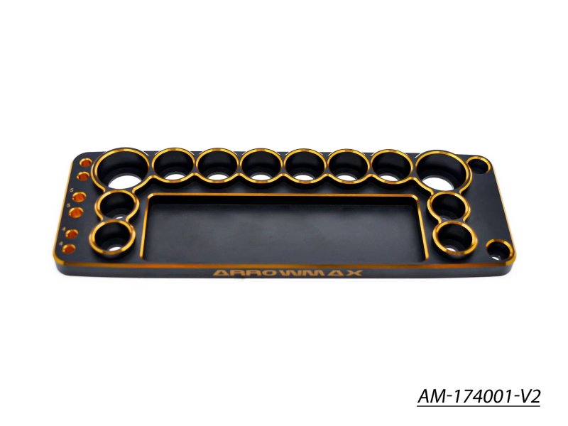Arrowmax Tools Base For 1/10 Cars Black Golden V2