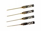 Arrowmax AM-410991-BG 黑金色內六角扳手套裝 1.5, 2.0, 2.5 & 3.0 X 120mm - 4件裝