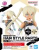 Bandai 5072562-YE - 30MS Option Hair Style Parts Vol.13 (Type Pigtails 1, Color Yellow 5)