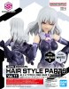 Bandai 5067689-WI - 30MS Option Hair Style Parts Vol.11 (Type Long Hair 5, Color White 1)
