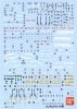 Bandai 5057526 萬代 Bandai 5057526 Gundam Decal 101 For RG MSZ-006 Zeta Gundam