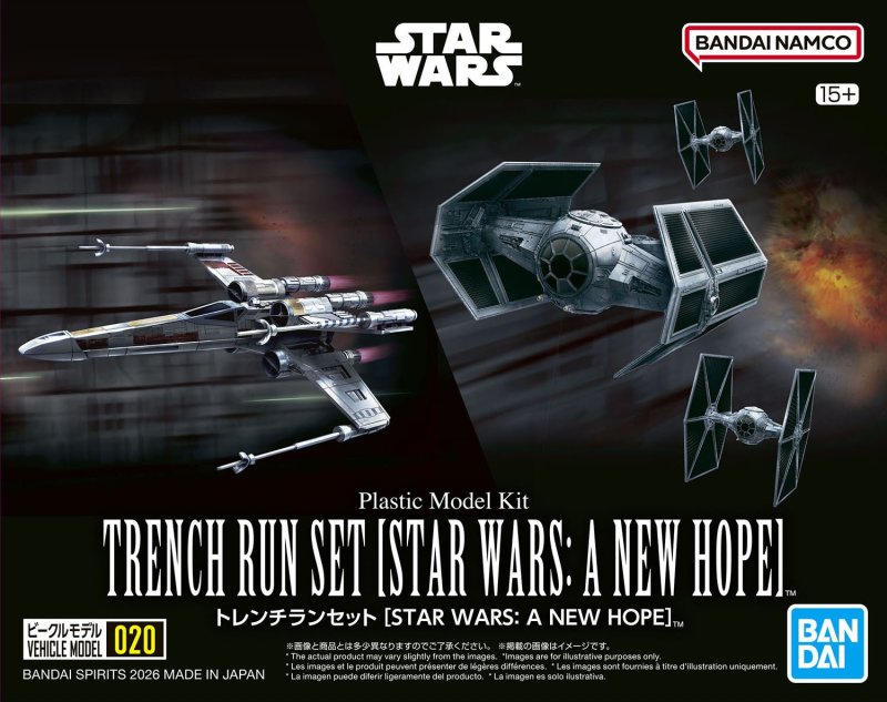 Bandai 5069780 - Trench Run Set (Star Wars: A New Hope) Vehicle Model 020