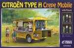 Ebbro 25013 1/24 Citroen H 街頭Crepe小食車拼裝套件