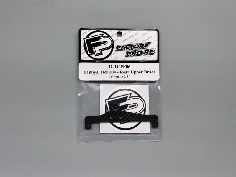 Factory Pro FP-O-TCPF06 Tamiya TRF104 - Rear Upper Brace - Graphite 2.5