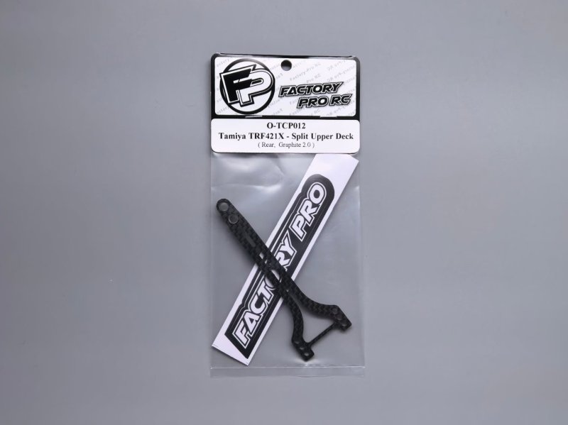 Factory Pro FP-O-TCP012 Tamiya TRF421X - Split Upper Deck Rear - Graphite 2mm