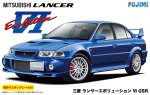 富士美 Fujimi 03923 - 1/24 三菱 Lancer Evolution VI GSR 模型套件 含窗框遮蔽
