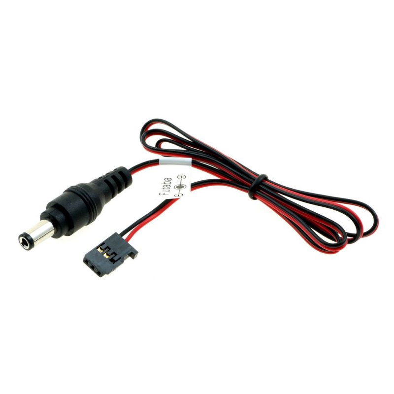 FUTABA 700MM D=5.5MM STD. TRANSMITTER BATTERY CHARGING ADAPTOR CORD WIRE 6A15401 (W/O PACKING)
