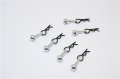 alt="Body Clips + Aluminium Mount For 1/18 To 1/10 Models - 6pcs set - GPM BCM001S" title="Body Clips + Aluminium Mount For 1/18 To 1/10 Models - 6pcs set - GPM BCM001S"