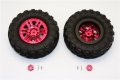 alt="General Hop-Up Parts Tires and Wheels Plastic 6 Poles Simulation Wheels In Silver Screws With 1.9' Crawler Tire & 12mm Hex Tool - 1pr - GPM AW1906SCYS" title="General Hop-Up Parts Tires and Wheels Plastic 6 Poles Simulation Wheels In Silver Screws With 1.9' Crawler Tire & 12mm Hex Tool - 1pr - GPM AW1906SCYS"