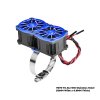 GPM 7075-T6 鋁合金雙風扇散熱座適用於40-56mm摩打 - GPM3357FANB2