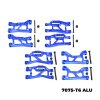 TRAXXAS MINI SLASH 7075-T6 Alloy Front + Rear (Upper & Lower) Suspension Arms - GPM SLAM4567