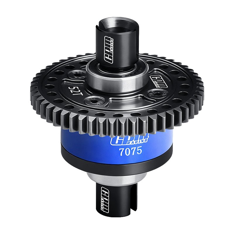 TRAXXAS SLEDGE MONSTER TRUCK 20crmnti Steel + 7075 Alloy 52T Center Complete Differential (no Diffs Oil) - GPM SLE52S