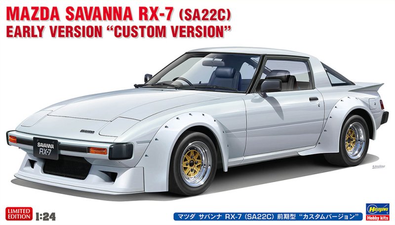 Hasegawa 20760 - 1/24 Mazda Savanna RX-7 (SA22C) Early Type Custom Version