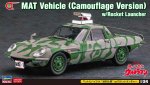 長谷川 Hasegawa 52362 - 1/24 迷彩版MAT車輛及火箭發射器模型套件