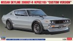 長谷川 Hasegawa 20669 - 1/24 日產 Skyline 2000GT-R KPGC110 改裝版 靜態模型套件