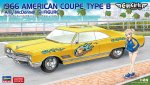 長谷川 Hasegawa SP598 - 1/24 1966 美國 Coupe Type B 模型套件 含 Amy Mcdonnell 人偶