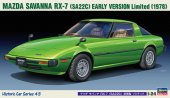 Hasegawa 21143 - 1/24 Mazda Savanna RX-7 (SA22C) Early Version Limited HC-43