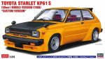 長谷川 Hasegawa 20819 1/24 豐田 Starlet KP61 S 3門 中期版 1980 改裝版
