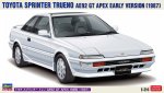 長谷川 Hasegawa 20834 1/24 豐田 Sprinter Trueno AE92 GT Apex 1987 拼裝模型