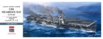 Hasegawa 40126 - 1/350 比例 USS Shamrock Bay CVE-84 護航航母 水線拼裝套件，重點為甲板細節與結構還原，適合模型玩家與收藏者參考