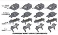 alt="Hasegawa 40088 - 1/350 Japanese Navy Ship Equipments Set D (Destroyer Twin 12.7cm Guns Turret)" title="Hasegawa 40088 - 1/350 Japanese Navy Ship Equipments Set D (Destroyer Twin 12.7cm Guns Turret)"