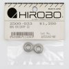 Hirobo HI2500033 法蘭型走珠軸承 6×12×4 mm 2 pcs