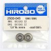 Hirobo HI2500045 走珠軸承 6 x 15 x 5 mm 696ZZ, 2pcs