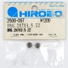 Hirobo HI2500097 走珠軸承 2×7×3.5mm 2件裝