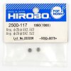 Hirobo HI2500117 走珠軸承 2×5×2.5mm 2件裝