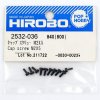 Hirobo HI2532036 M2 x 5 蓋型螺絲 10 pcs