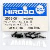 Hirobo HI2535001 沉頭十字自攻螺絲 M3 x12 套裝 10pcs